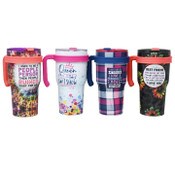 Wholesale - 30oz SS Tumbler with Handle Asst C/P 20, UPC: 794080233020